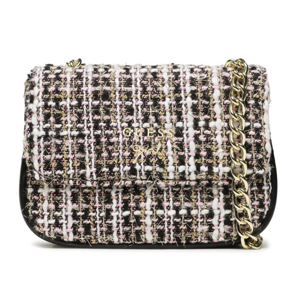 Guess Girls Blue & White Mini Convertible Crossbody Bag