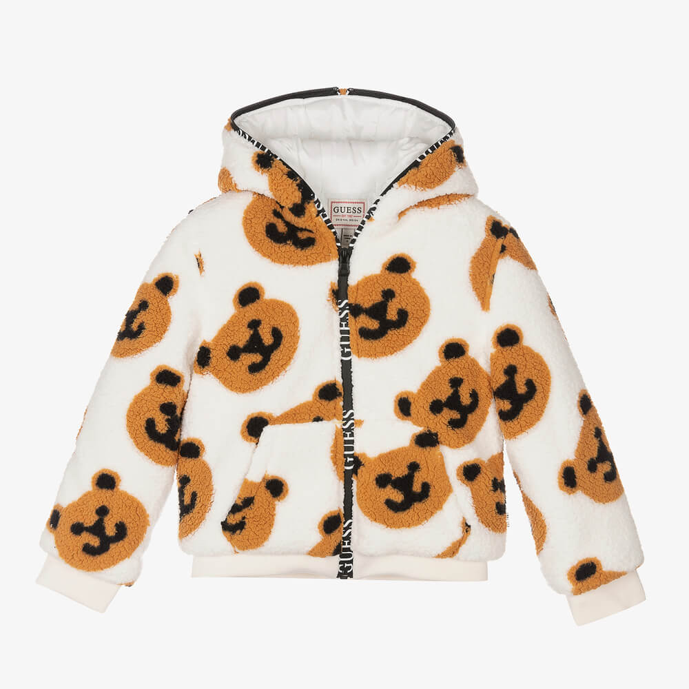 Guess Girls Black Padded Hoodie