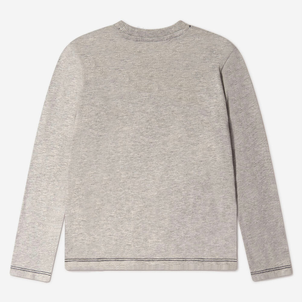Guess Girls Grey & Red Trendy Top