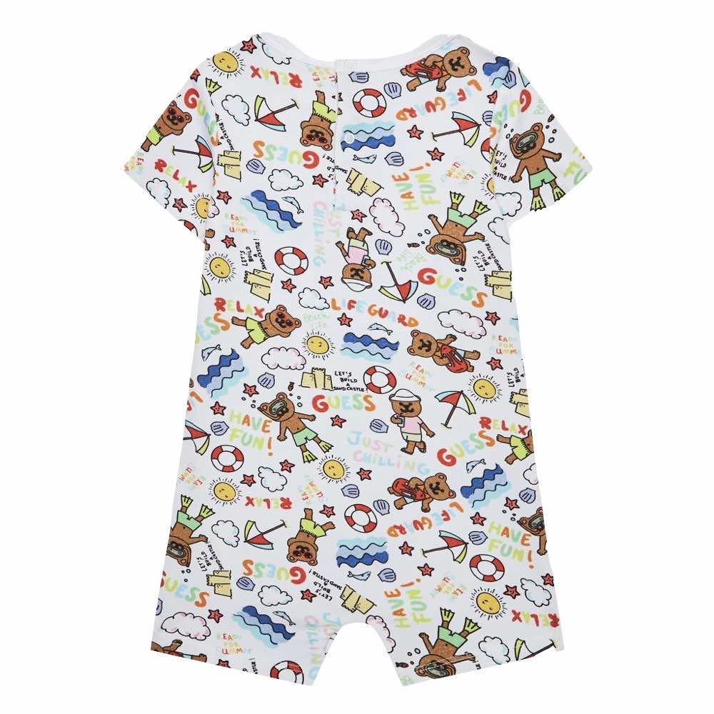 Guess Unisex Multi-colour Jersey Babysuit