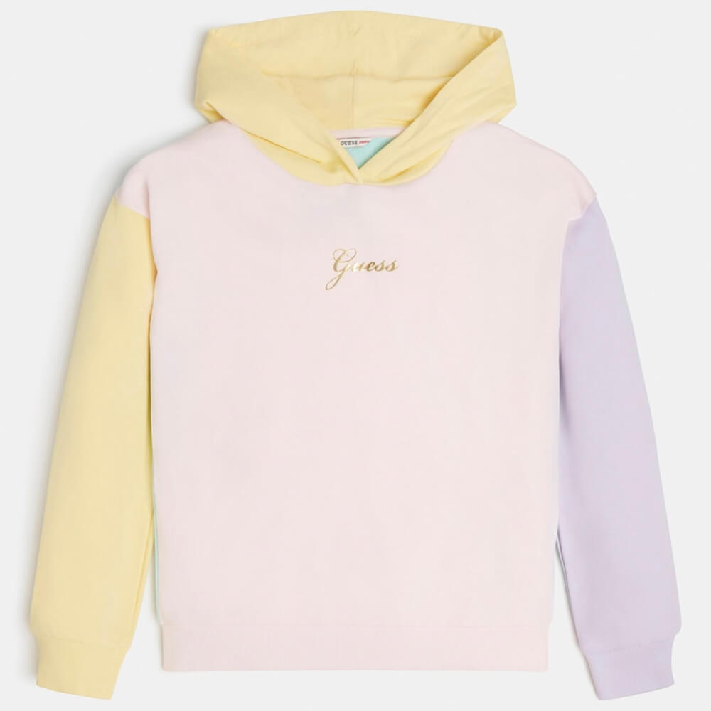 Guess Girls Multi-colour Hooded Active Top