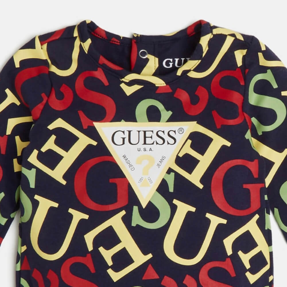 Guess Baby Boys Multi-colour Interlock Overall