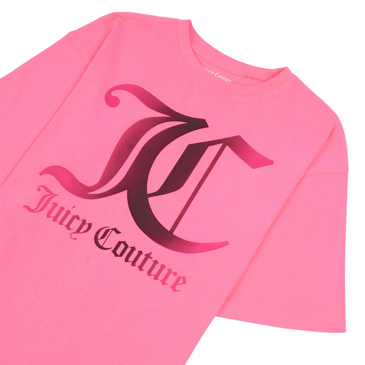 Juicy Couture Girls Pink Oversized T-Shirt