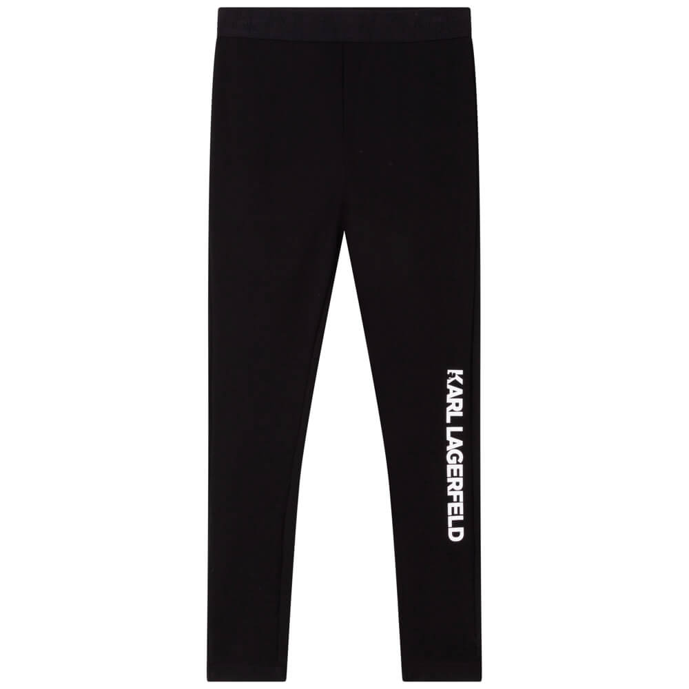 Karl Lagerfeld Girls Black Leggings