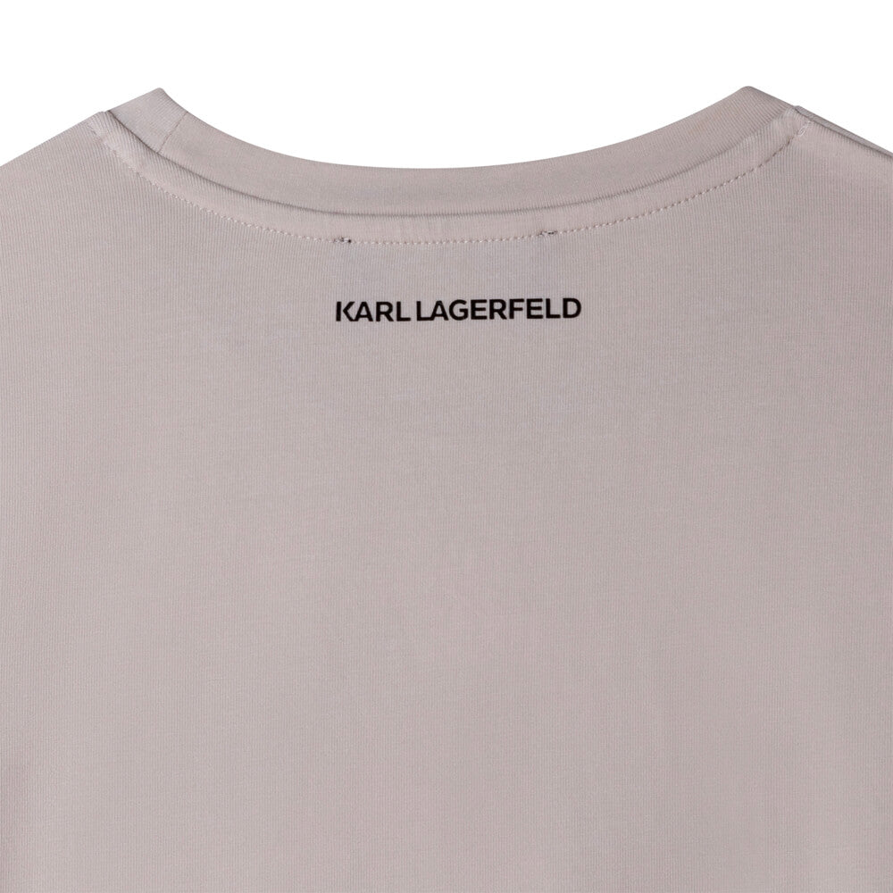 Karl Lagerfeld Girls Dark Blue Short Sleeves T-Shirt