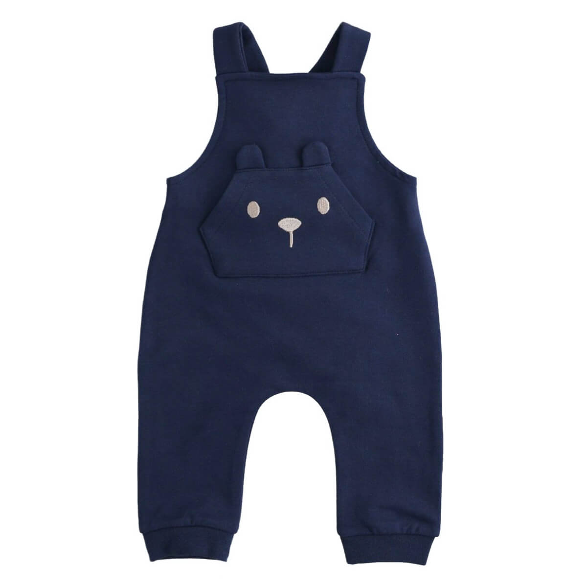 Minibanda Baby Boys Cream Long Sleeved Cotton Babysuit Set