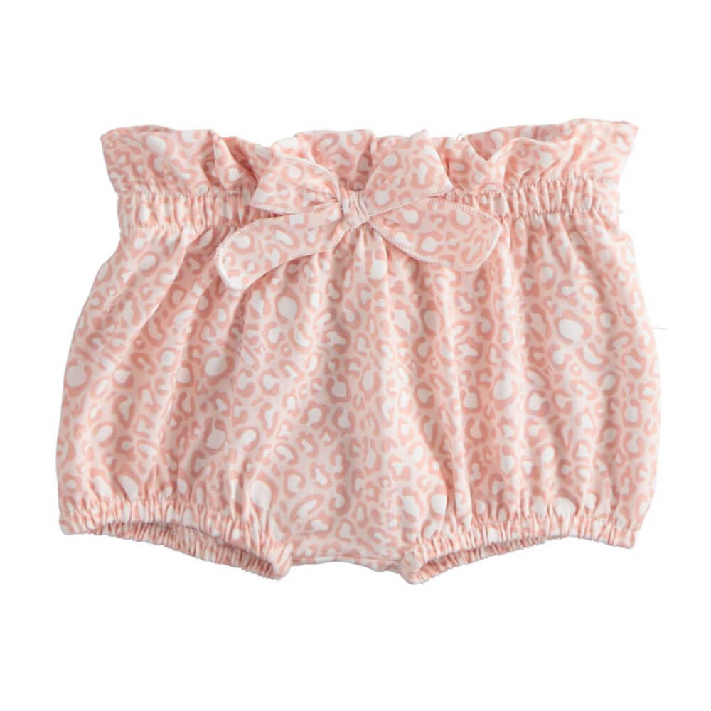 Minibanda Baby Girls Cream Short Sleeved Babysuit & Shorts