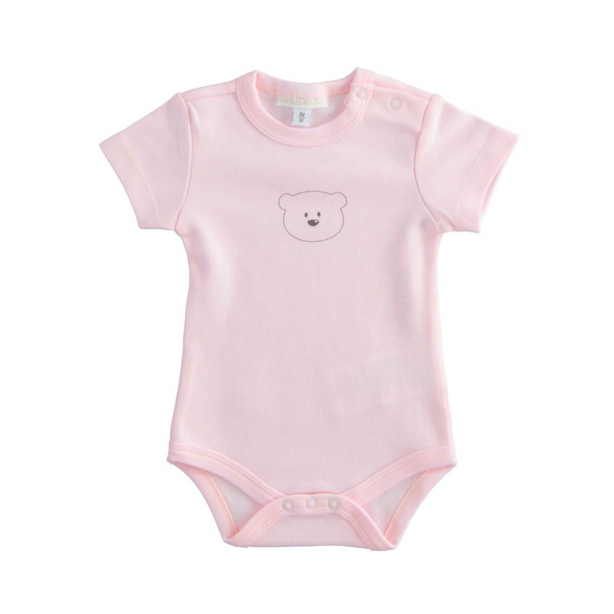 Minibanda Unisex Pink Babysuit Set