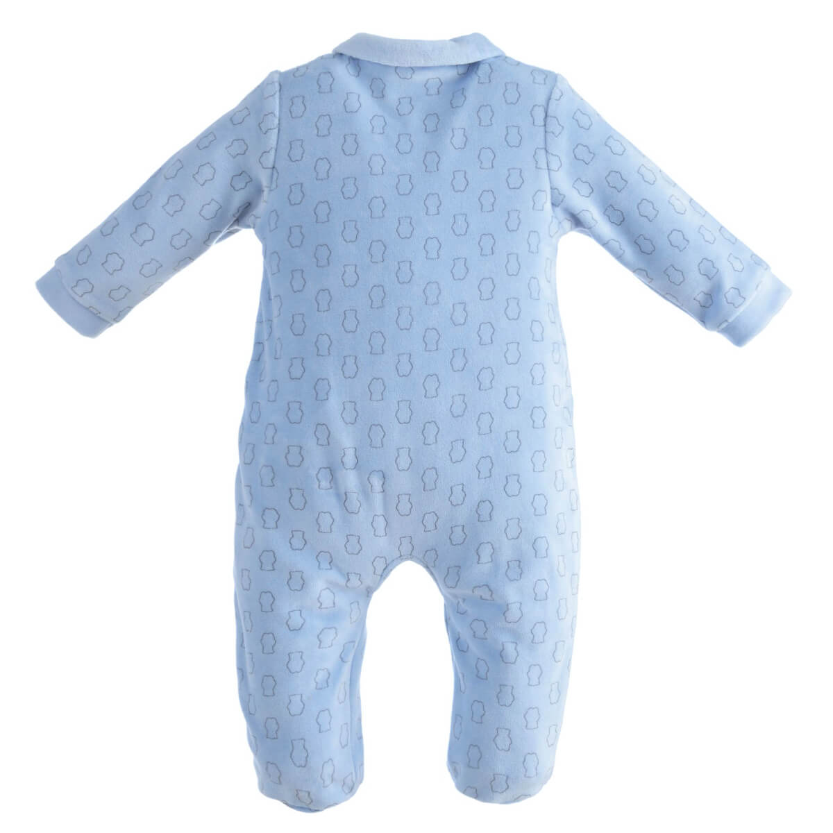 Minibanda Unisex Grey Romper With Feet