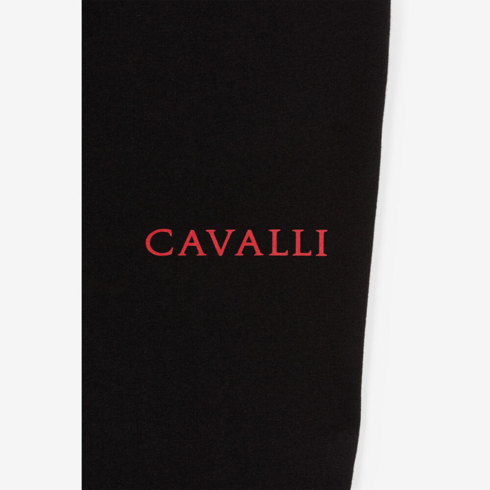 Roberto Cavalli Boys Black Joggers