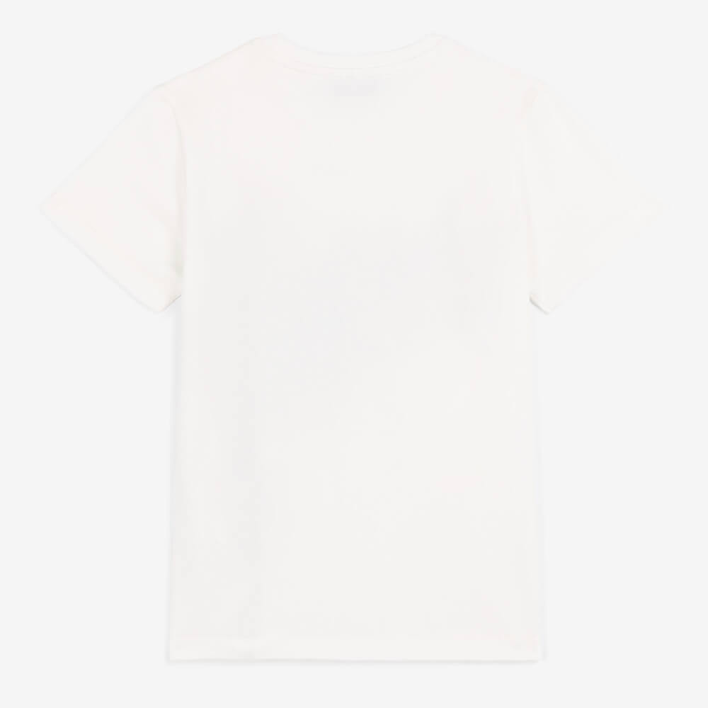 Roberto Cavalli Boys White T-Shirt with Eagle Print