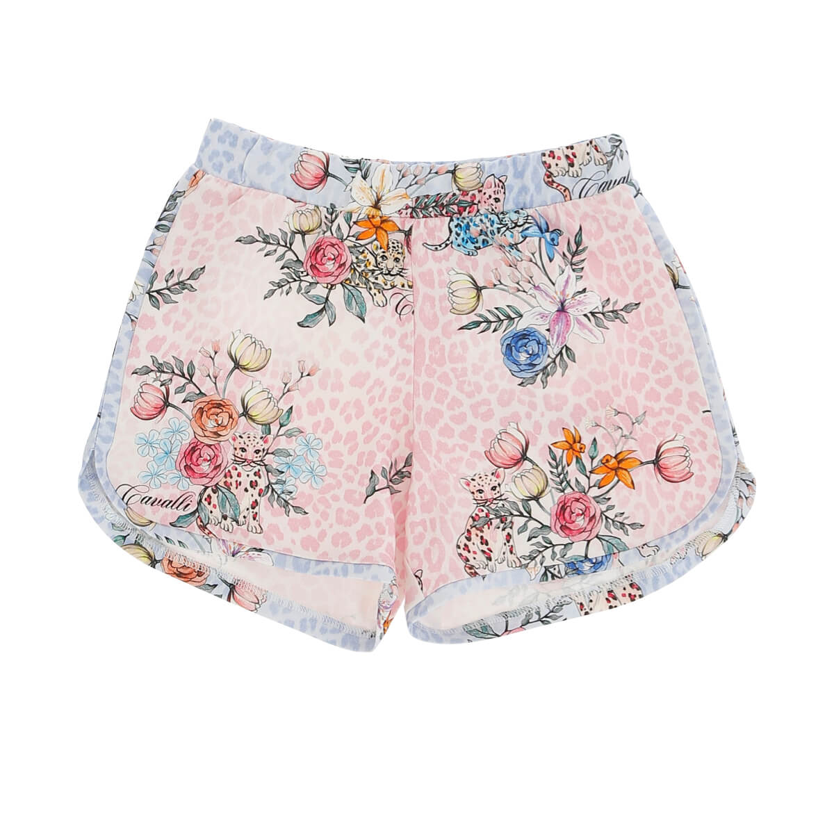 Roberto Cavalli Girls Pink Jogging Shorts