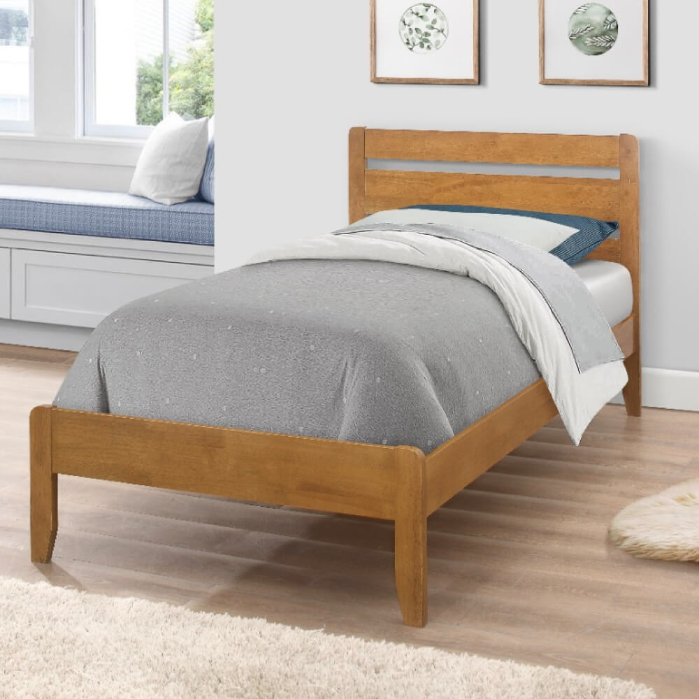 Sareer Furniture Beaulieu 3ft Kids Wooden Bed Frame Oak