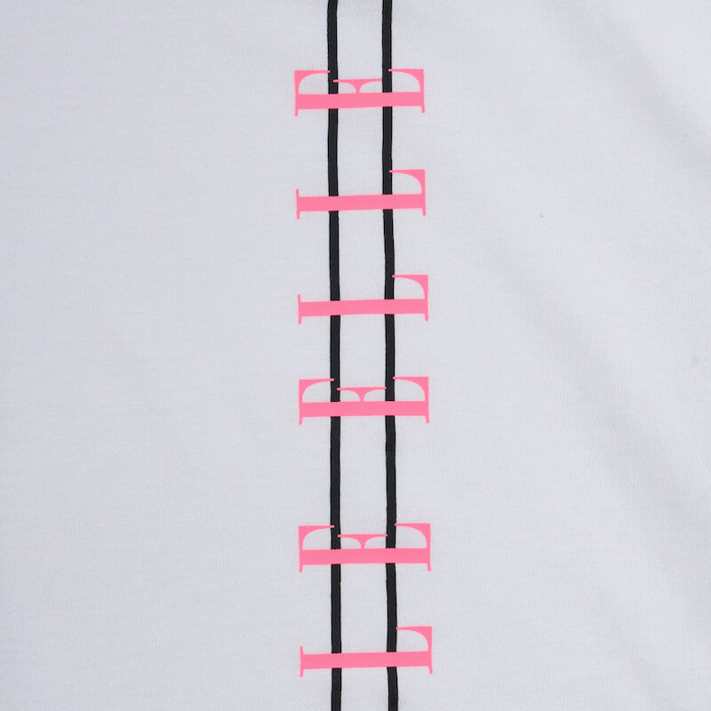 Elle Girls Bright White Stepped Hem T-Shirt