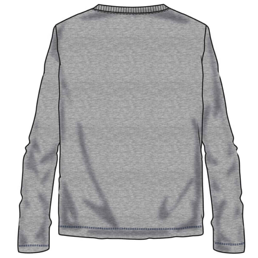 Guess Girls Grey & Red Trendy Top