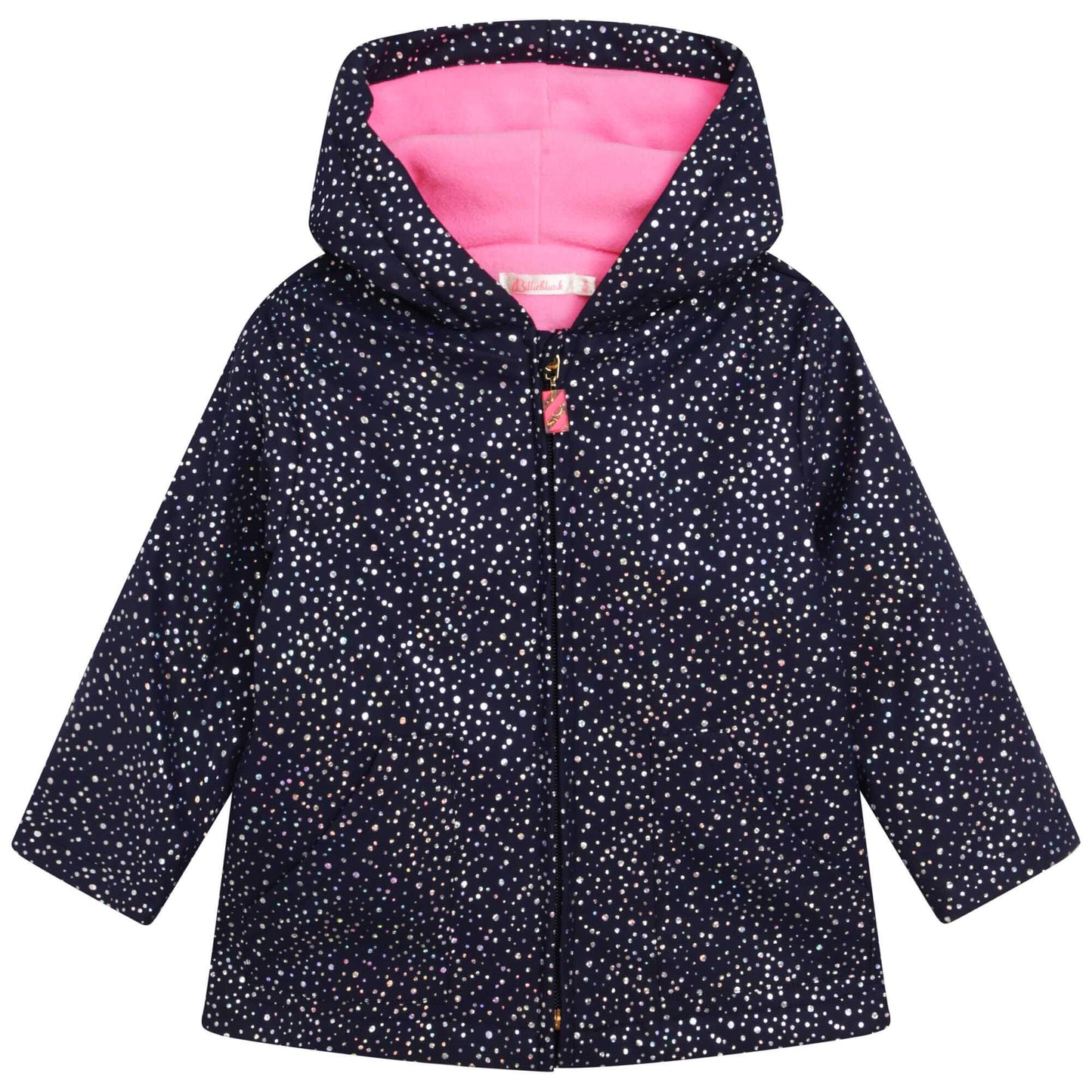 Billieblush Girls Navy Rain Coat