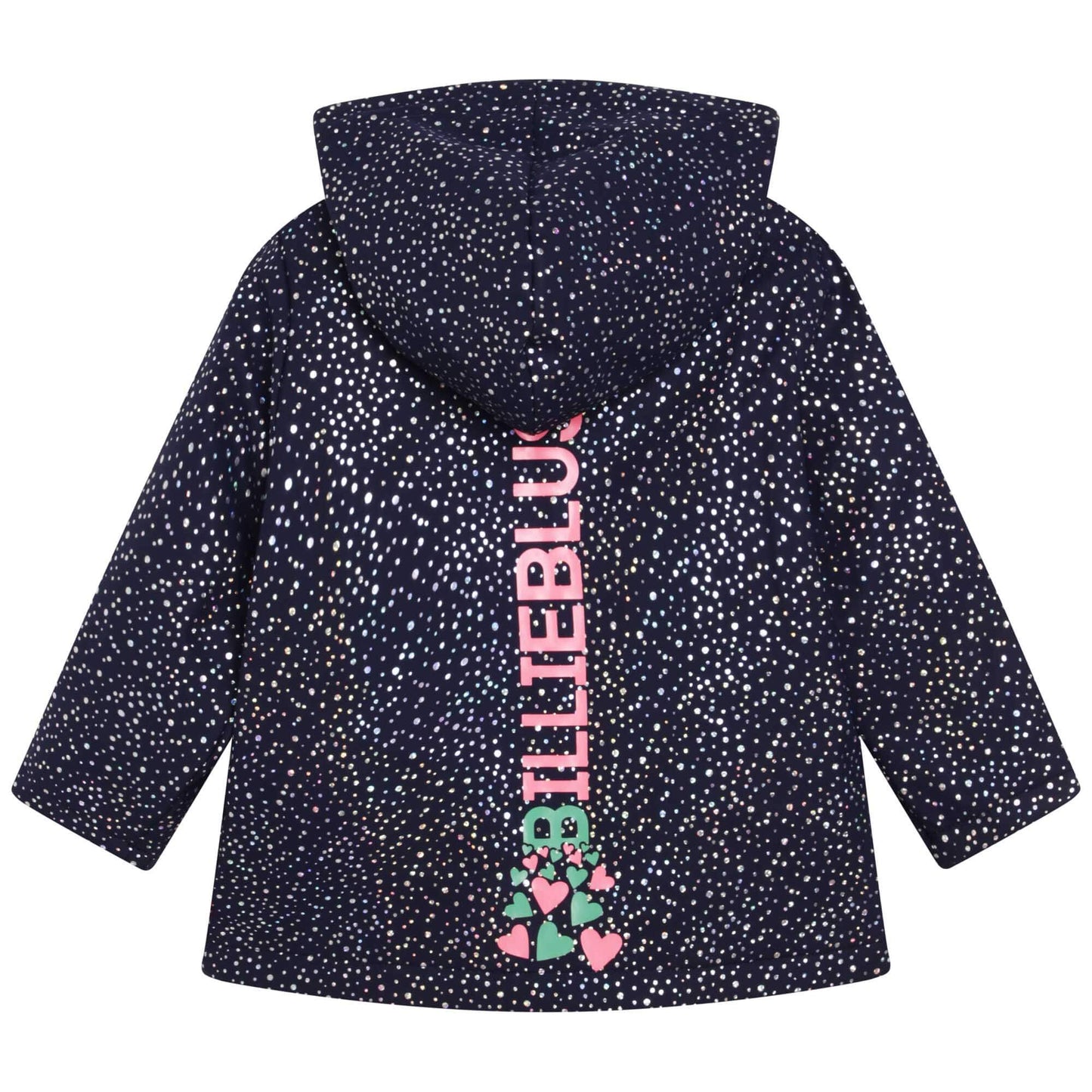 Billieblush Girls Navy Rain Coat