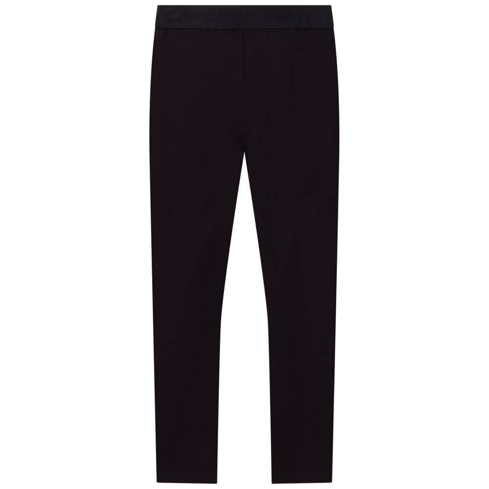 Karl Lagerfeld Girls Black Leggings with Logo