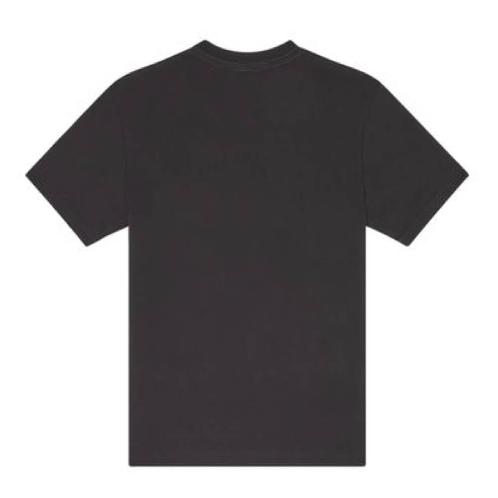 Diesel Unisex Black & Yellow Round Neck Logo T-Shirt