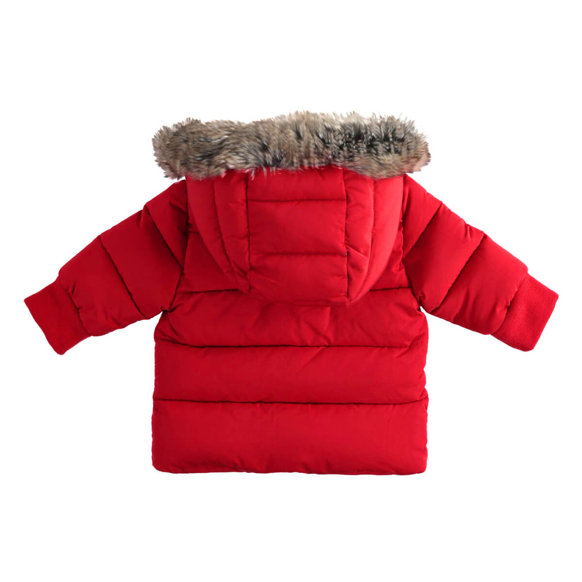 Minibanda Baby Boys Red Thermal Fabric Padded Jacket