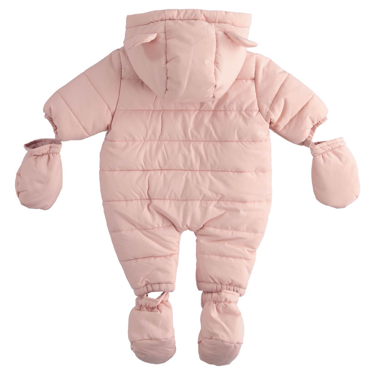 Minibanda Baby Boys Blue Padded Thermal Babysuit