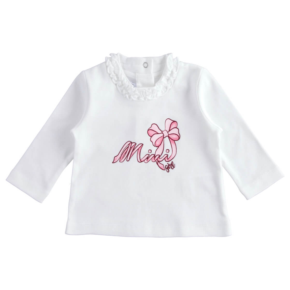 Minibanda Baby Girls Red Knitted Dress With Sleeves