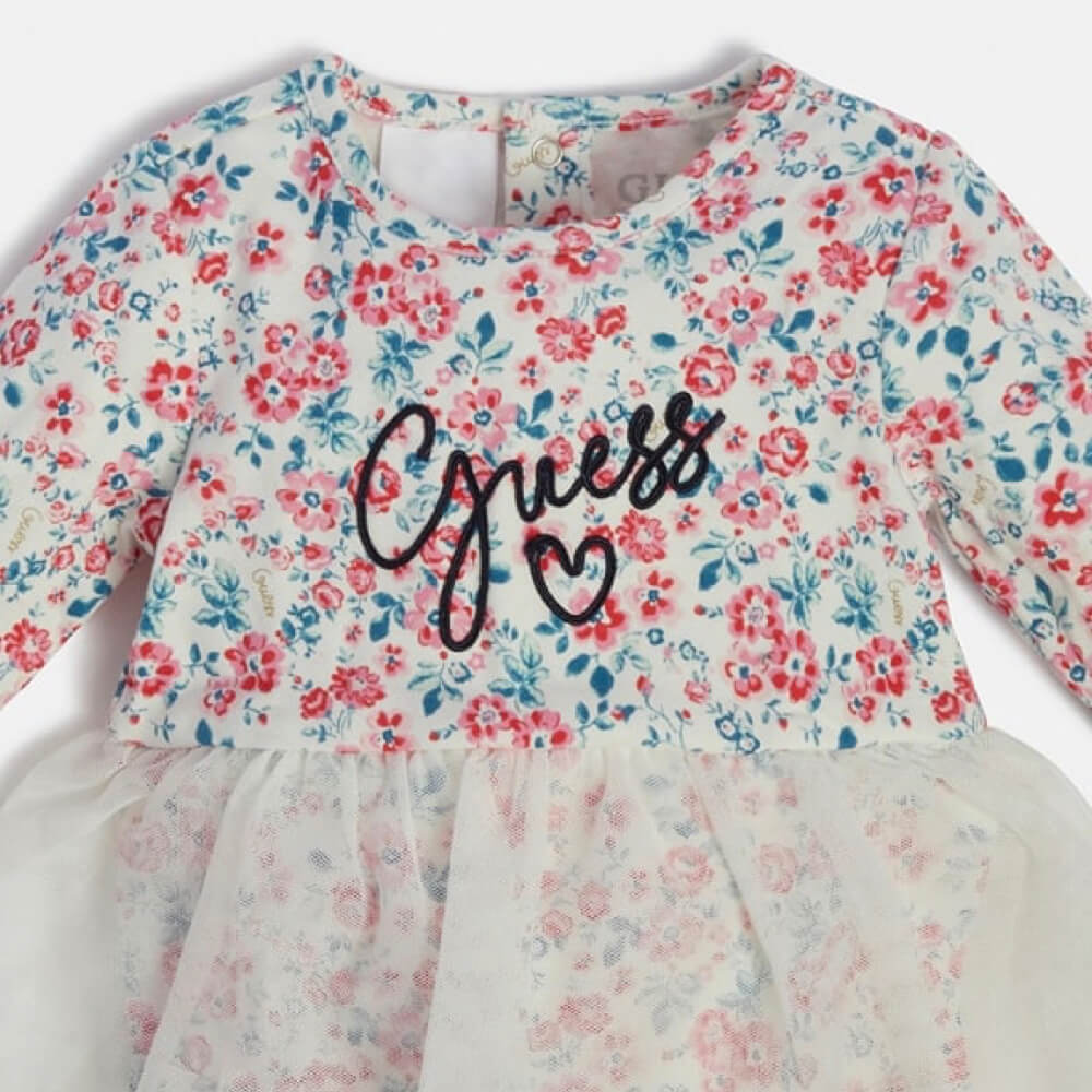 Guess Baby Girls Multi-colour Babysuit Dress
