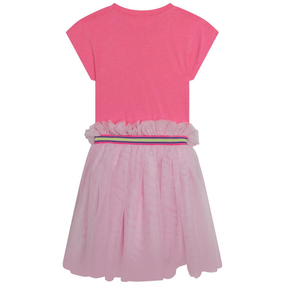 Billieblush Girls Neon Pink Dress