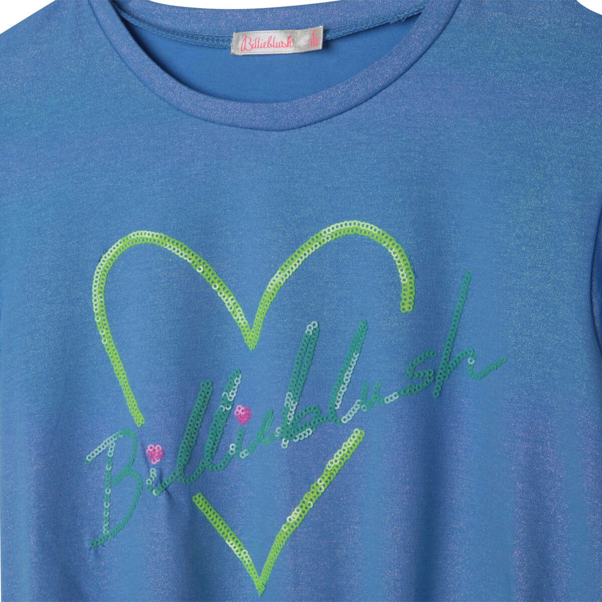 Billieblush Girls Blue Short Sleeves T-Shirt