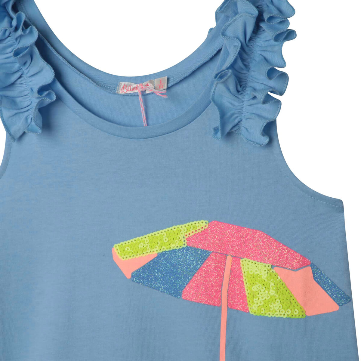 Billieblush Girls Blue Sleeveless Dress