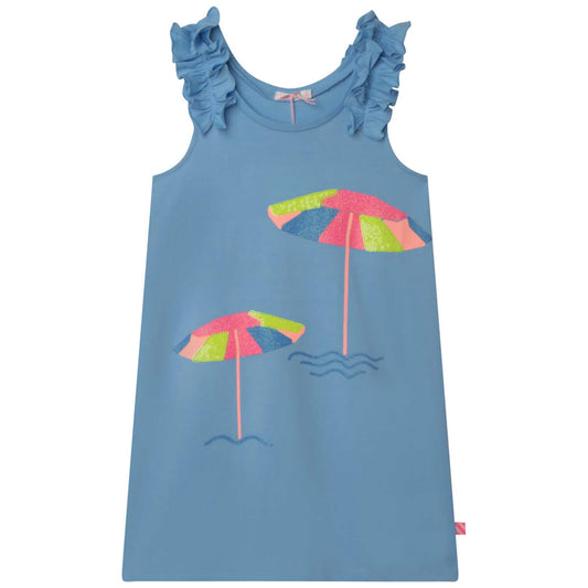 Billieblush Girls Blue Sleeveless Dress