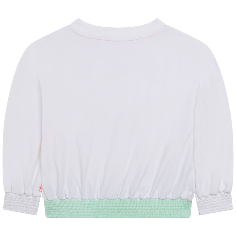 Billieblush Girls White Sweatshirt