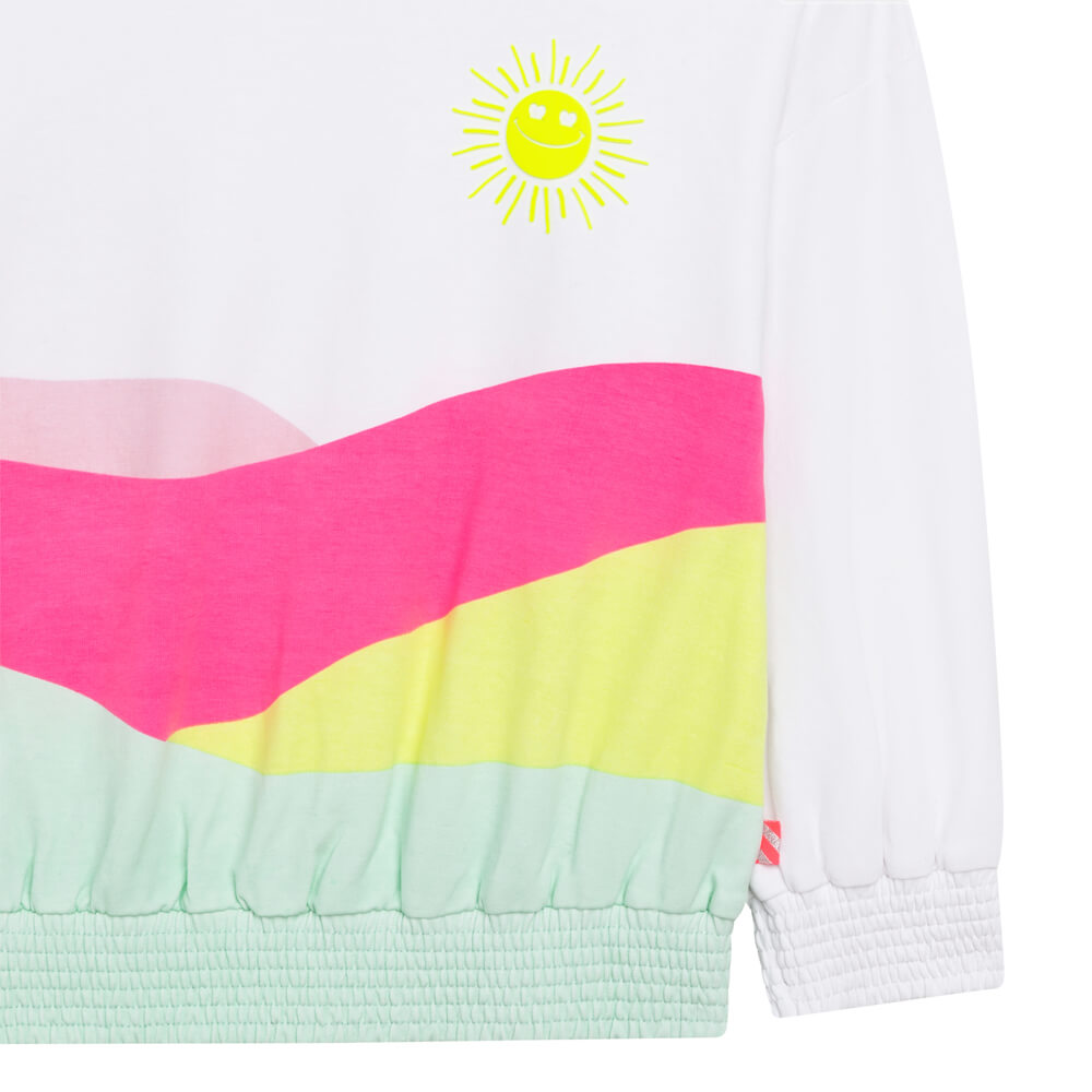 Billieblush Girls White Sweatshirt