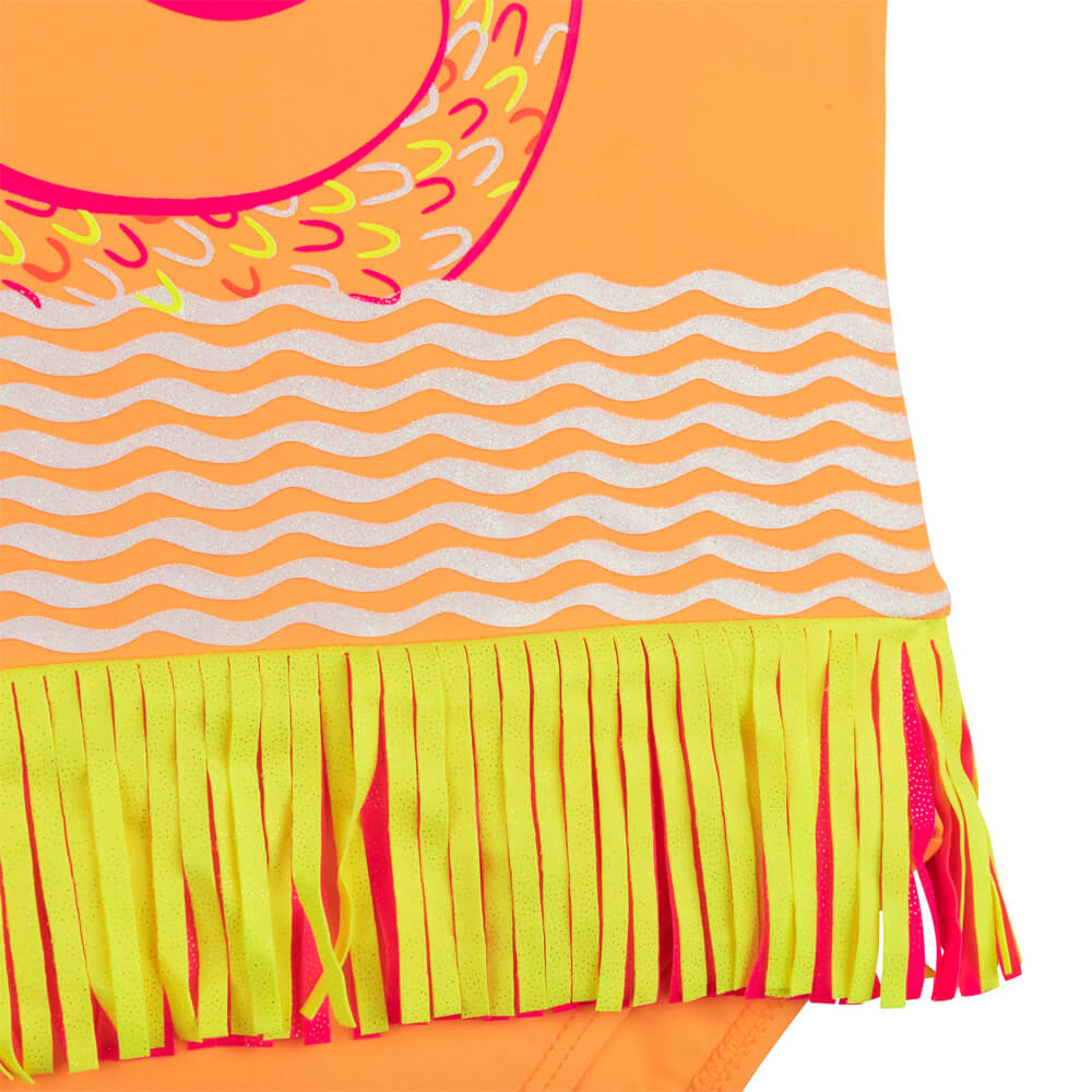 Billieblush Girls Orange Pop Swimming Costume
