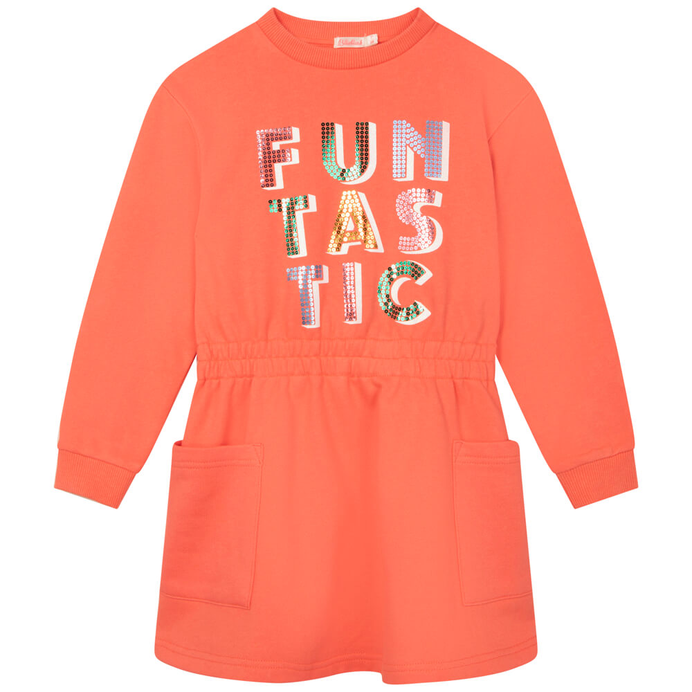 Billieblush Girls Orange Dress