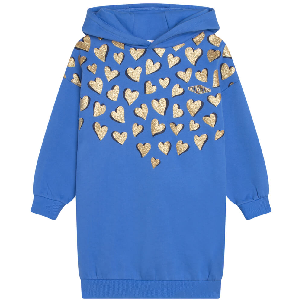 Billieblush Girls Blue Hooded Dress