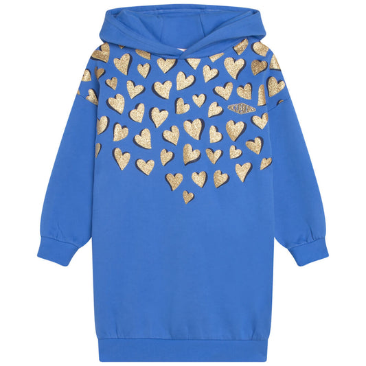 Billieblush Girls Blue Hooded Dress