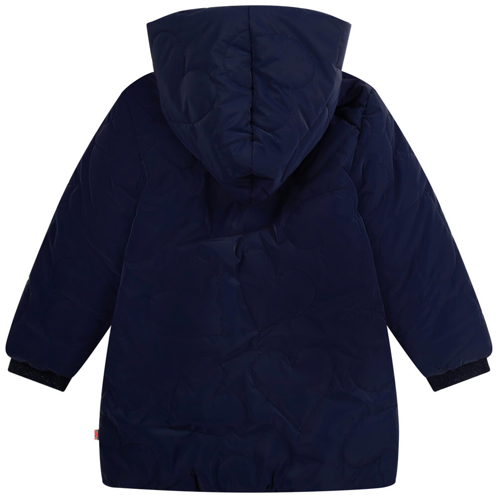 Billieblush Girls Navy Puffer Jacket