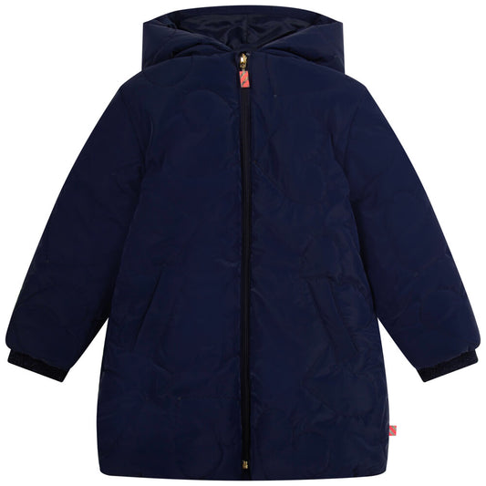 Billieblush Girls Navy Puffer Jacket