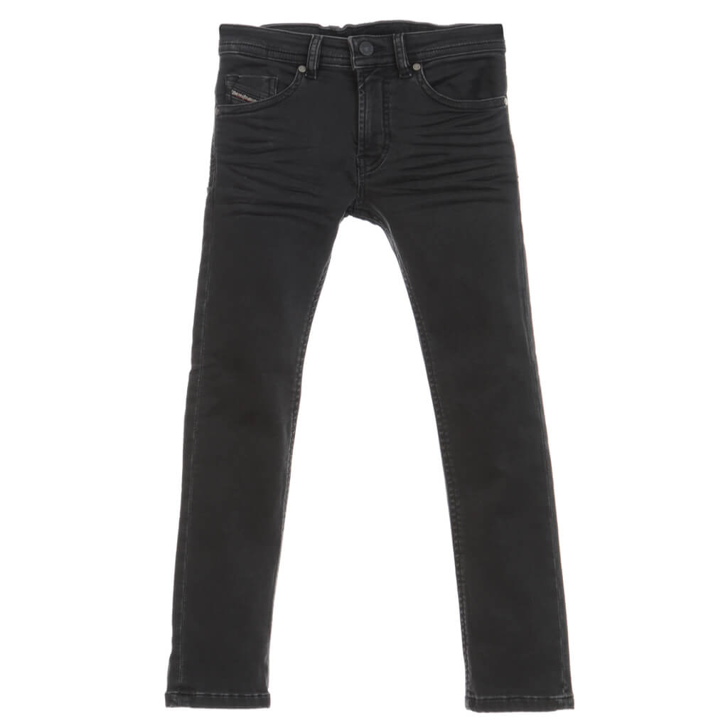 Diesel Boys Black Denim Thommer Jeans