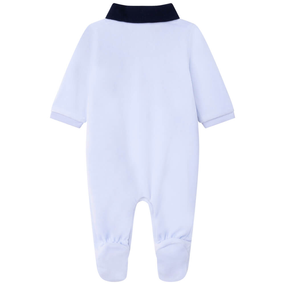 Boss Kidswear Baby Boys Blue Babysuit