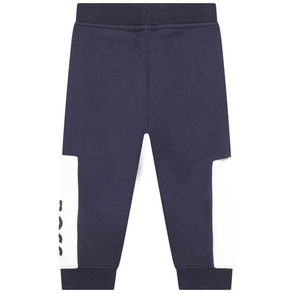 Boss Kidswear Baby Boys Navy Fleece Jogging Bottoms