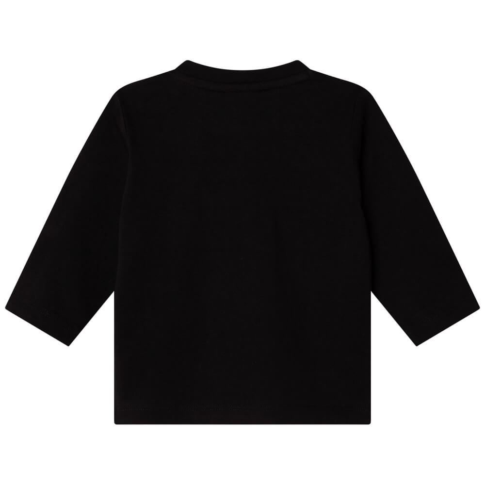 Boss Kidswear Baby Boys Black Long Sleeves T-Shirt