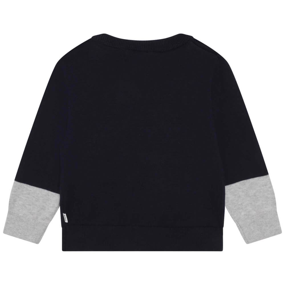 Boss Kidswear Baby Boys Navy Pullover