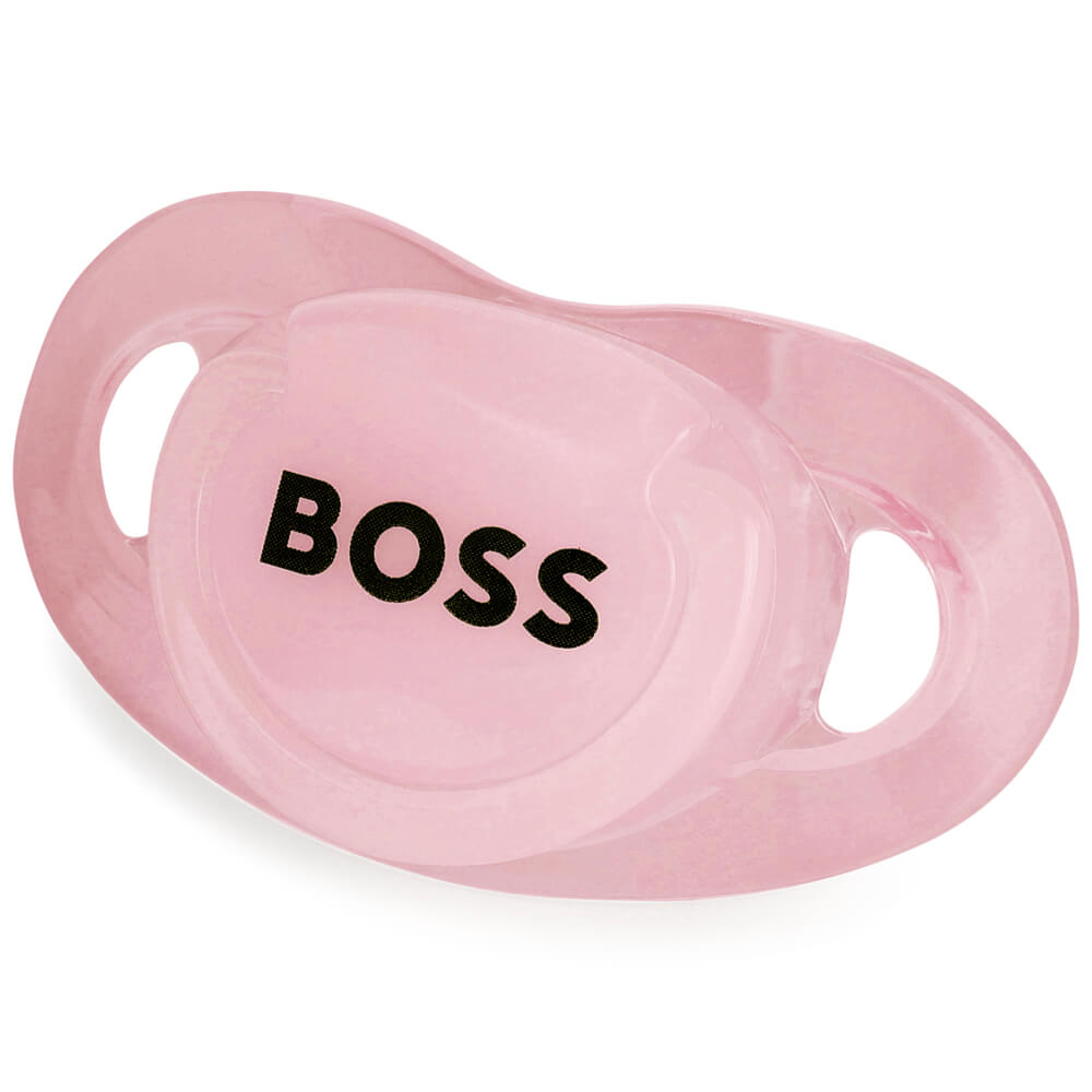 Boss Kidswear Baby Girls Pink Dummy