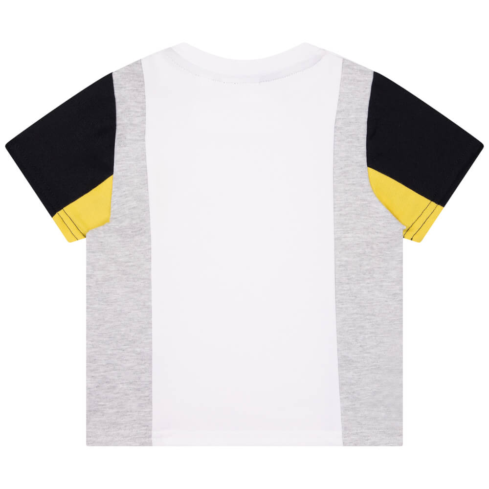 Boss Kidswear Boys White Short Sleeves Cotton Rich T-Shirt