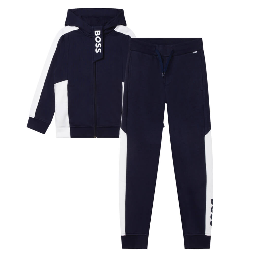 Boss Kidswear Boys Navy Track Suit