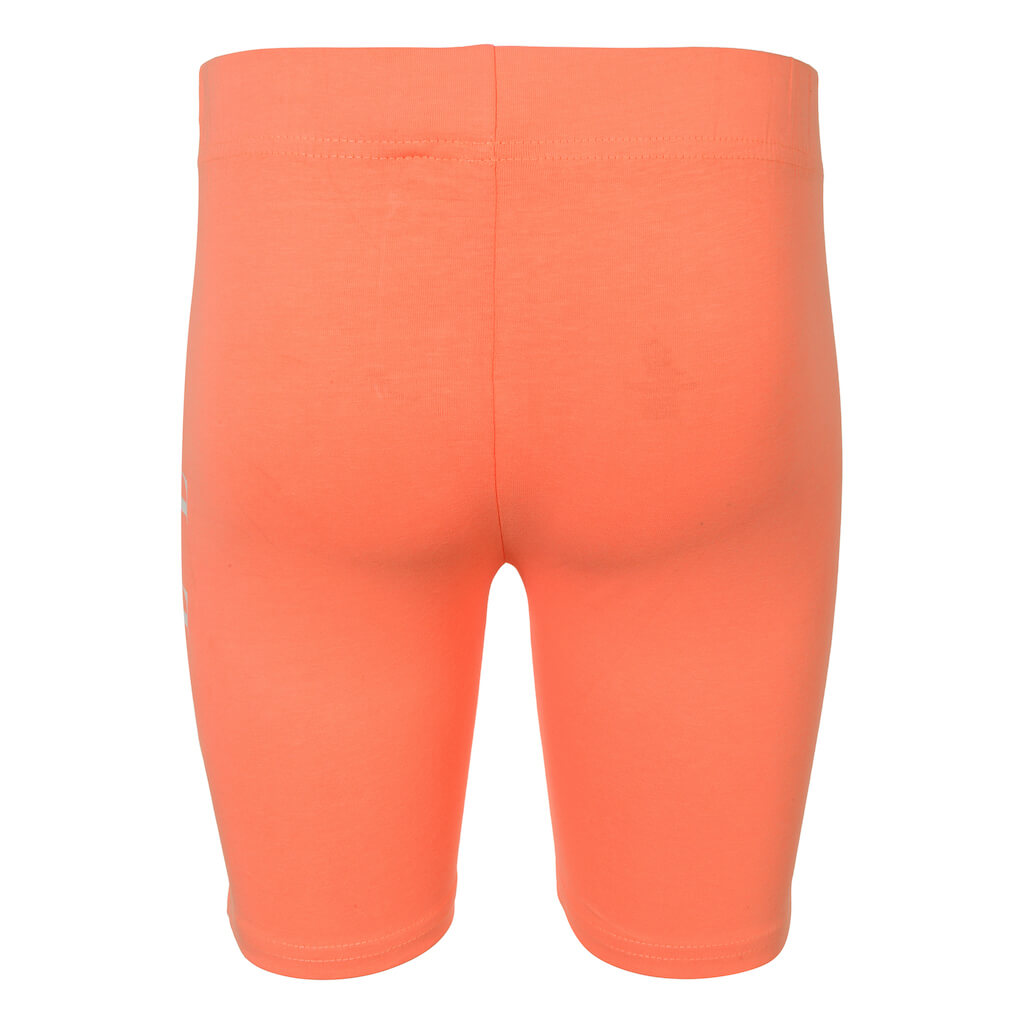 Elle Girls Summer Neon Orange Cycling Shorts