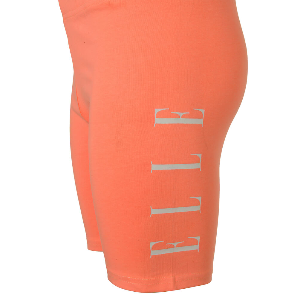 Elle Girls Summer Neon Orange Cycling Shorts
