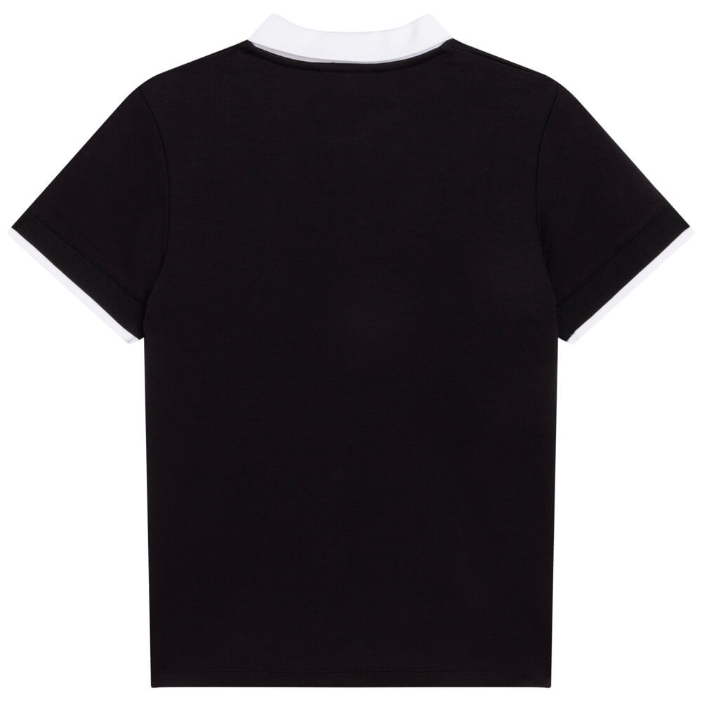 DKNY Boys, Short Sleeve Polo, Black